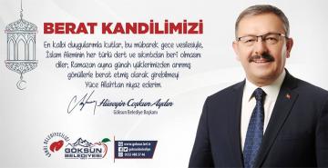 Başkan Hüseyin Coşkun Aydın Berat Kandilini kutladı!