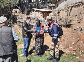 Göksun’da Vefa Sosyal Destek Gurubu görev başında!