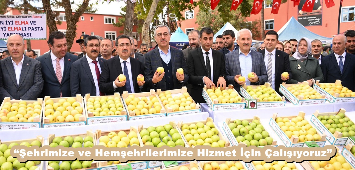 “Şehrimize ve Hemşehrilerimize Hizmet İçin Çalışıyoruz”