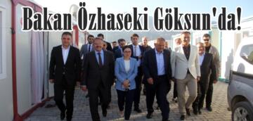 Bakan Özhaseki Göksun’da!