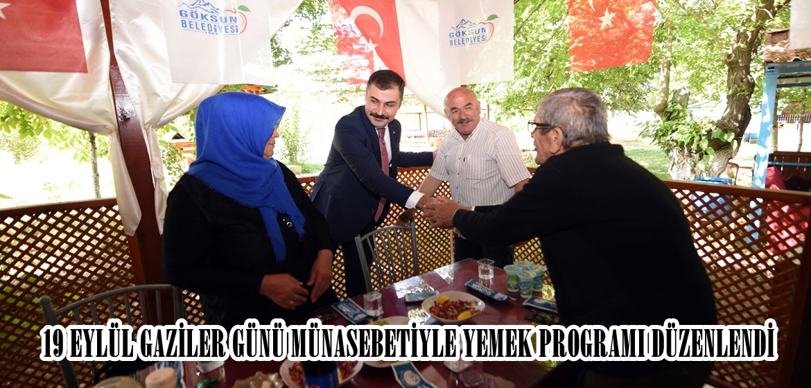 19 EYLÜL GAZİLER GÜNÜ MÜNASEBETİYLE YEMEK PROGRAMI DÜZENLENDİ.