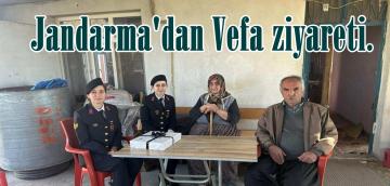 Jandarma’dan Vefa ziyareti.