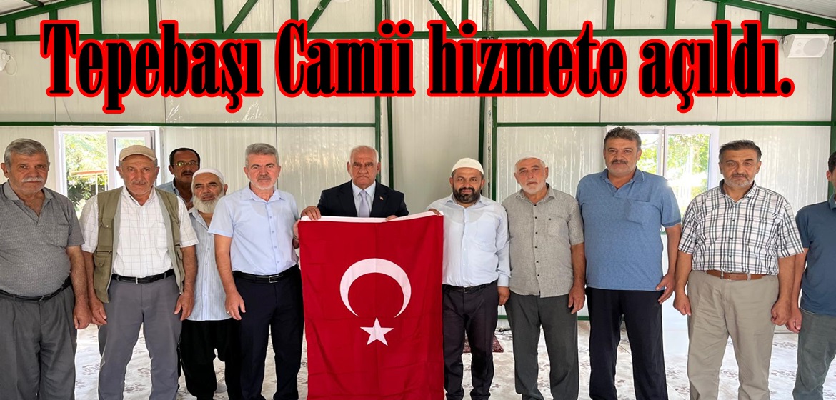 Tepebaşı Camii hizmete açıldı.