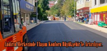 Andırın Merkezinde Ulaşım Konforu Büyükşehir’le Artırılıyor.