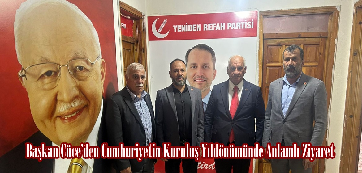 Başkan Cüce’den Cumhuriyetin Kuruluş Yıldönümünde Anlamlı Ziyaret.