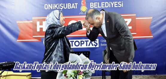 Başkan Toptaş’ı duygulandıran Öğretmenler Günü buluşması.