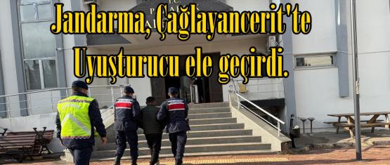 Jandarma, Çağlayancerit’te Uyuşturucu ele geçirdi.